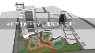 如何在平面图中表示建筑物的关系?